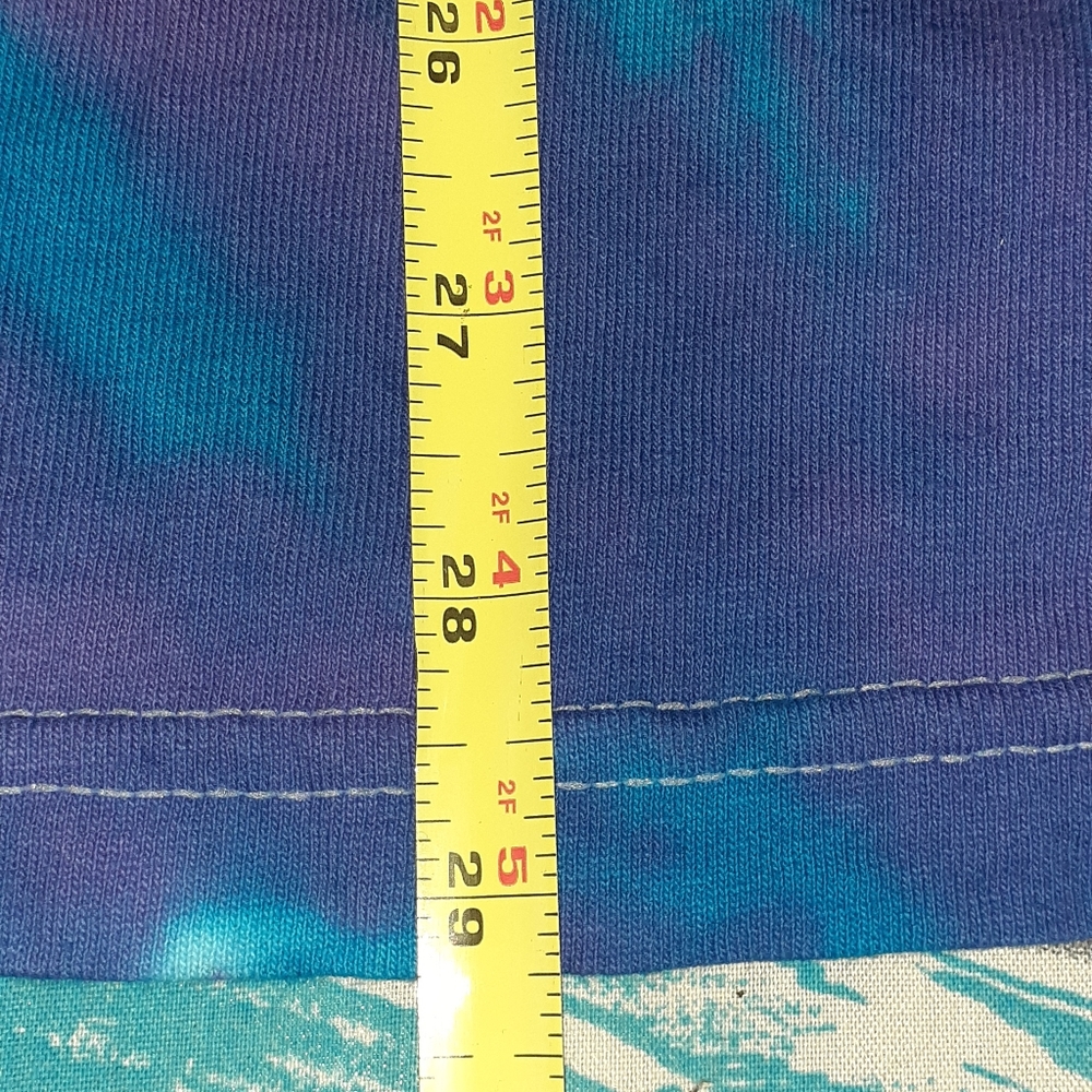 90s Ashbury Haight San Francisco California Psychedelic Hippie Tie Dye Shirt - Picture 6 of 7